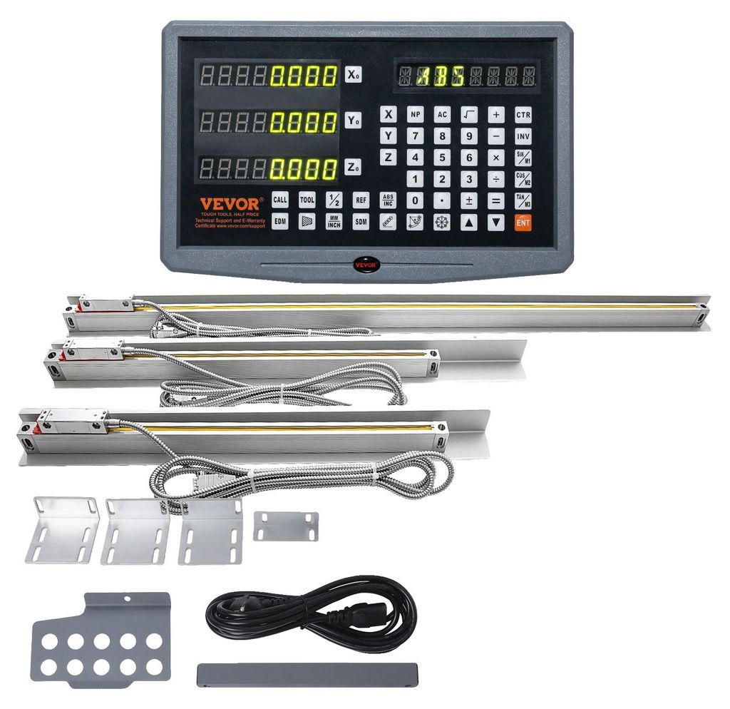 Wyświetlacz cyfrowy VEVOR 400/450/950 mm z podziałką Zdjęcie produktu 