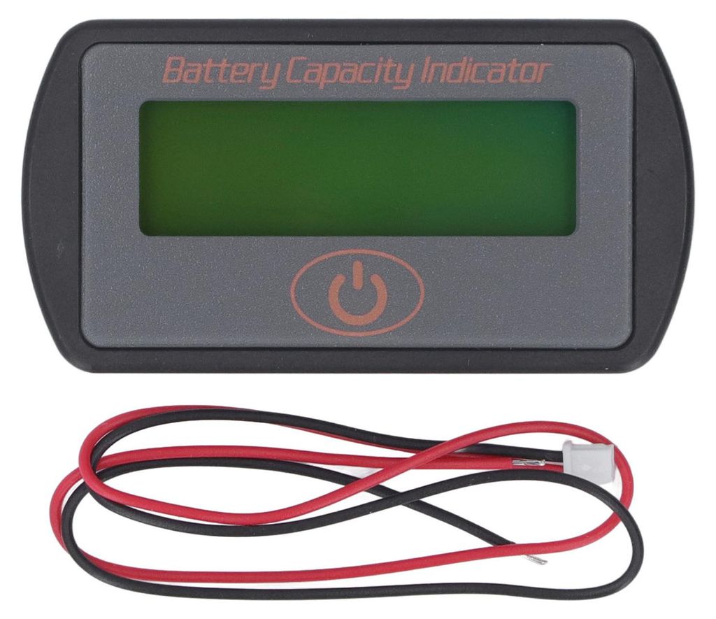 Leichtes, kleines und tragbares Batteriemessgerät mit LCD-Display, Anzeige der Batteriekapazität und Spannung (8šC63 V, 48 V).