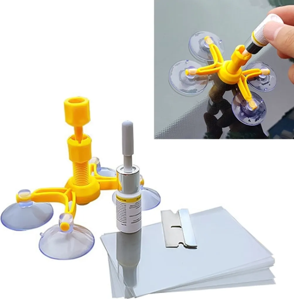 Kit Riparazione Vetro Auto per Famiglie - Sicurezza e Risparmio