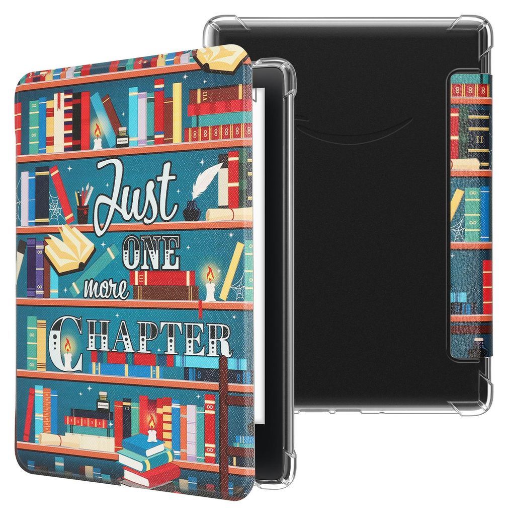 kwmobile E-Reader Schutzhülle kompatibel mit Amazon Kindle Paperwhite (2024)/Colorsoft Hülle - Kunstleder Case mit Auto Sleep/Wake Funktion für