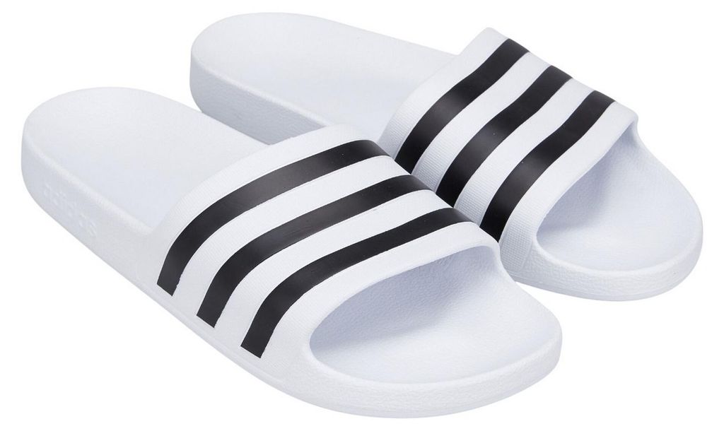 Adidas - Herren/Damen Uni Badesandale "Adilette Aqua" PP1331 (44,5 EU) (Weiß)