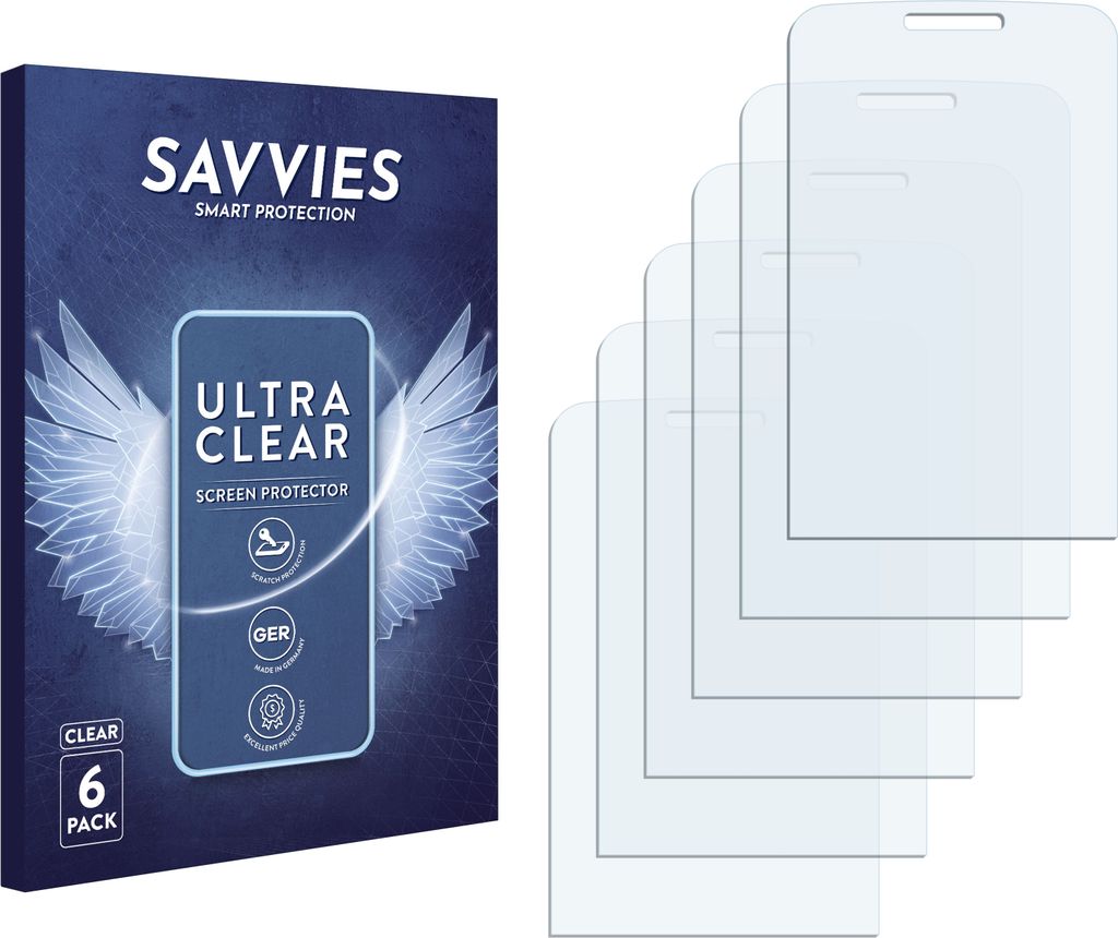 6x Für Nokia 5310 XpressMusic Schutzfolie Savvies Displayschutz Display Schutz Folie Klar Transparent