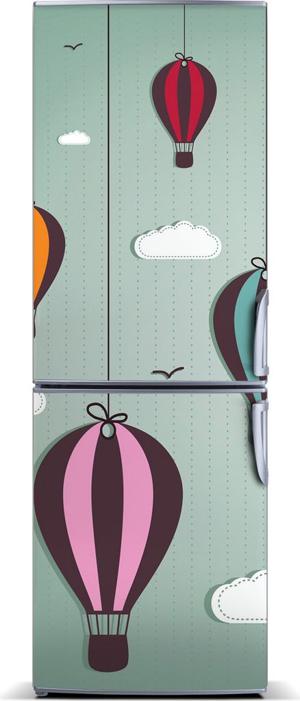 Tulup Kühlschrankdekoration - Magnetmatte - 70 cm x 190 cm - Magnet auf dem Kühlschrank - Ballons