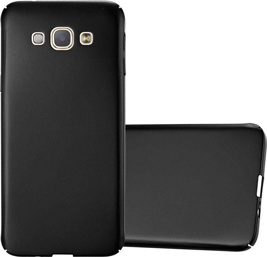 Cadorabo Hülle für Samsung Galaxy A8 2015 Schutzhülle in Schwarz Hard Case Handy Hülle Etui