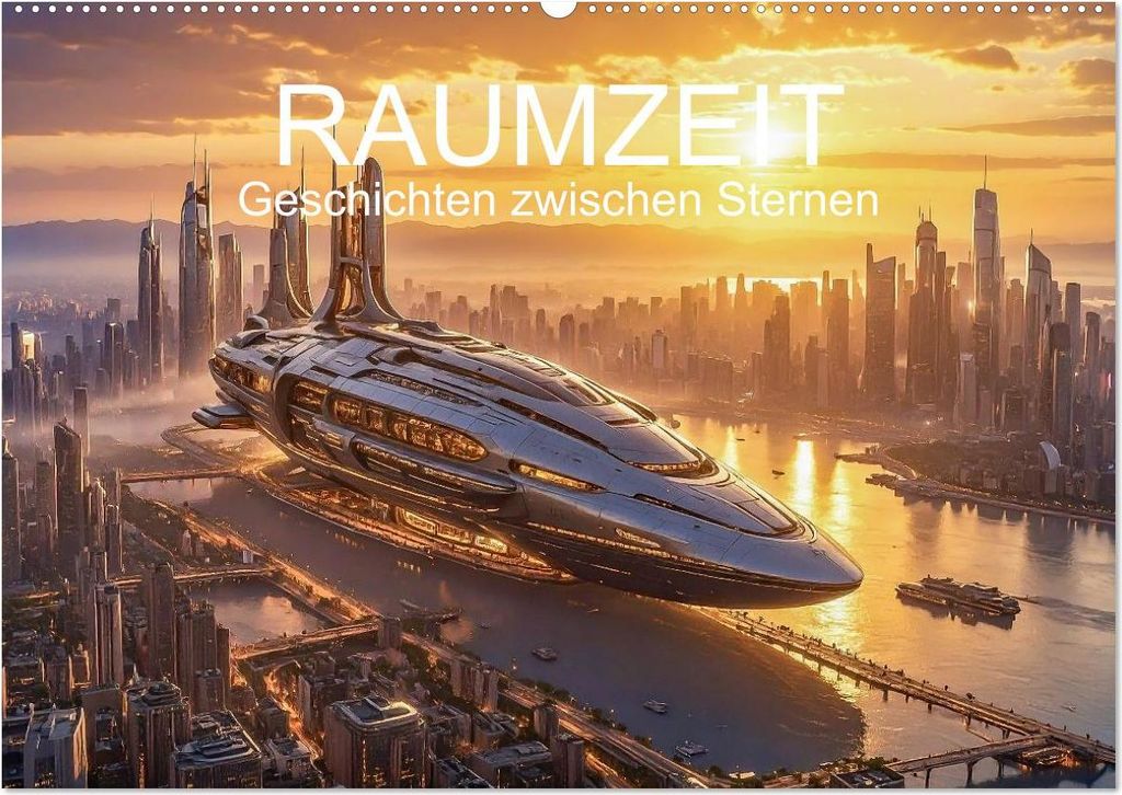 Raumzeit. Geschichten zwischen Sternen (Wandkalender 2027 DIN A2 quer), CALVENDO Monatskalender