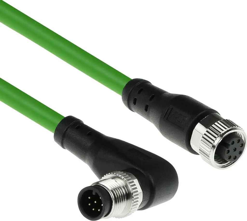Cavo M12 8 Poli Maschio/Femmina 1.5m - TPE Ultraflex Schermato