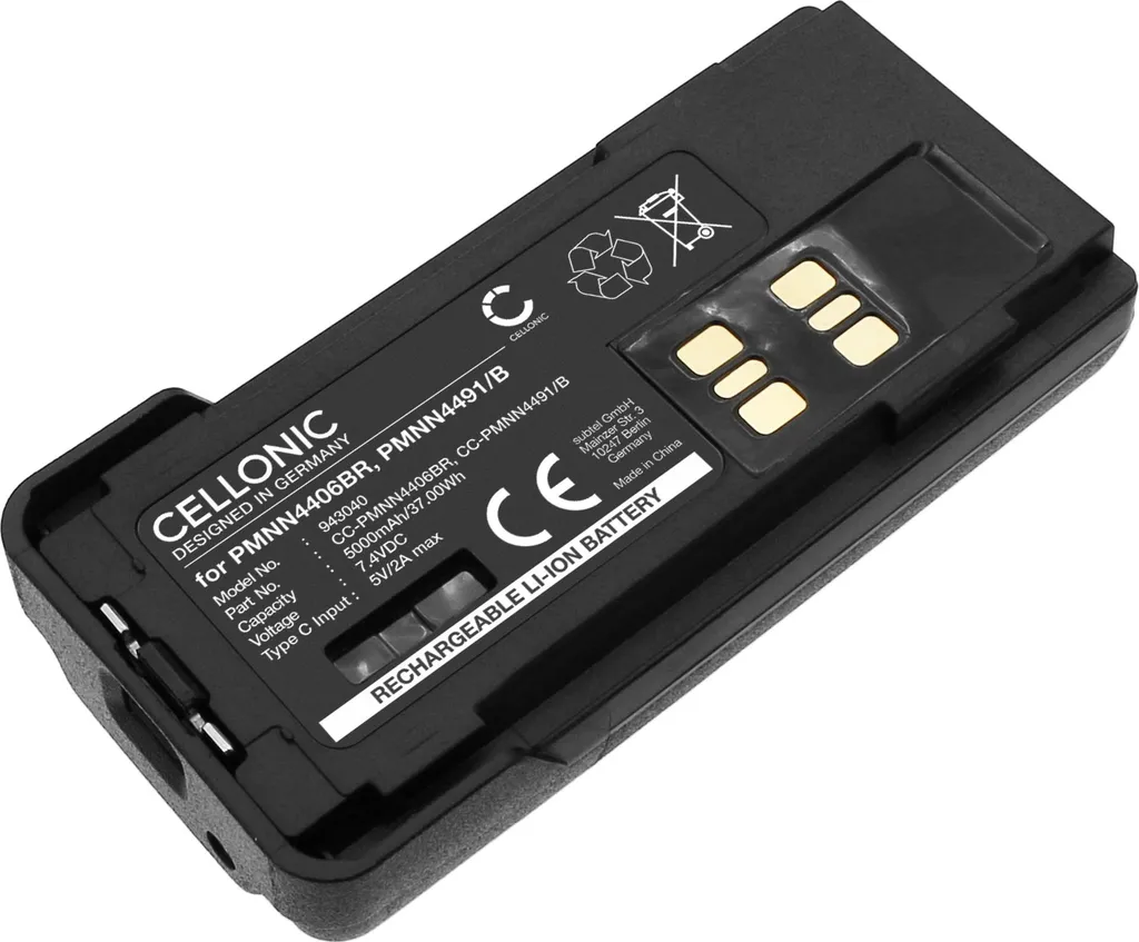 Batterie Rechargeable pour Radio Motorola DP4801E DP2400E de 5000mAh