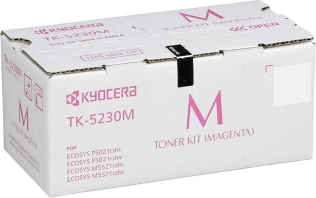 Toner Magenta Kyocera TK-5230 M - Capacité 2600 Pages et Haute Fidélité