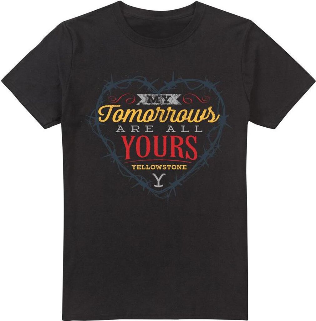 Yellowstone - "Tomorrows Are All Yours" T-Shirt für Herren TV13403 (XXL) (Schwarz)