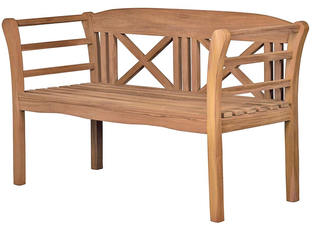 Teakholz Friesenbank - bene living - Föhr 130 cm Produktbild 