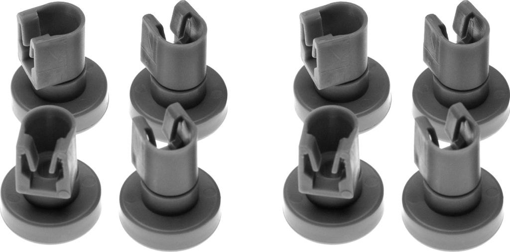 vhbw 8x Korbrolle für Oberkorb kompatibel mit Westinghouse Produktbild 