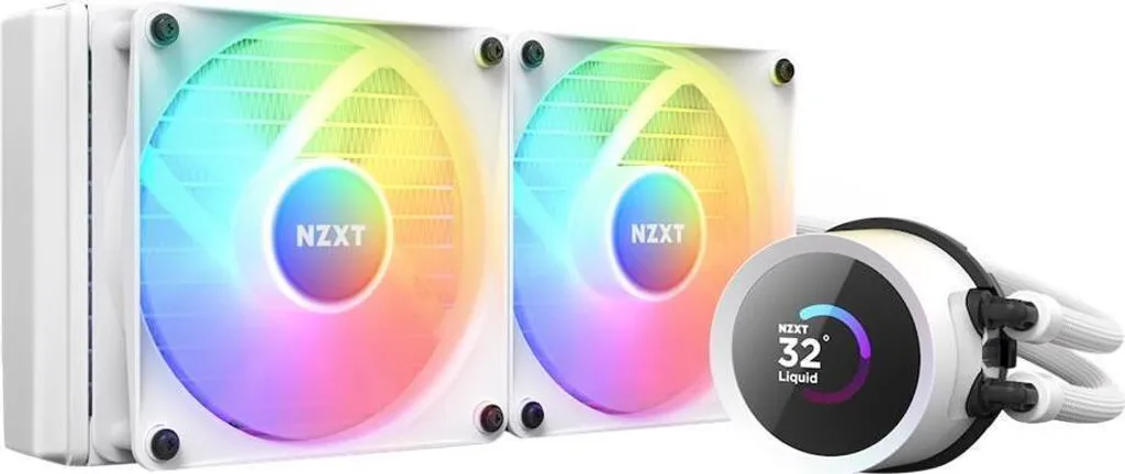 Watercooling AIO NZXT Kraken 240 RGB blanc avec ventilateurs 120mm