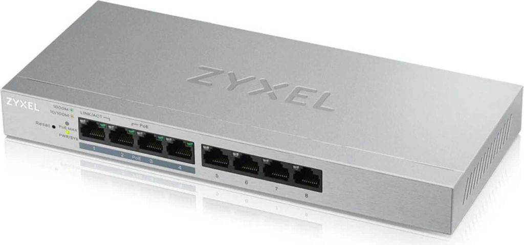 Zyxel GS1200-8HP V2 8-Port PoE+ Switch