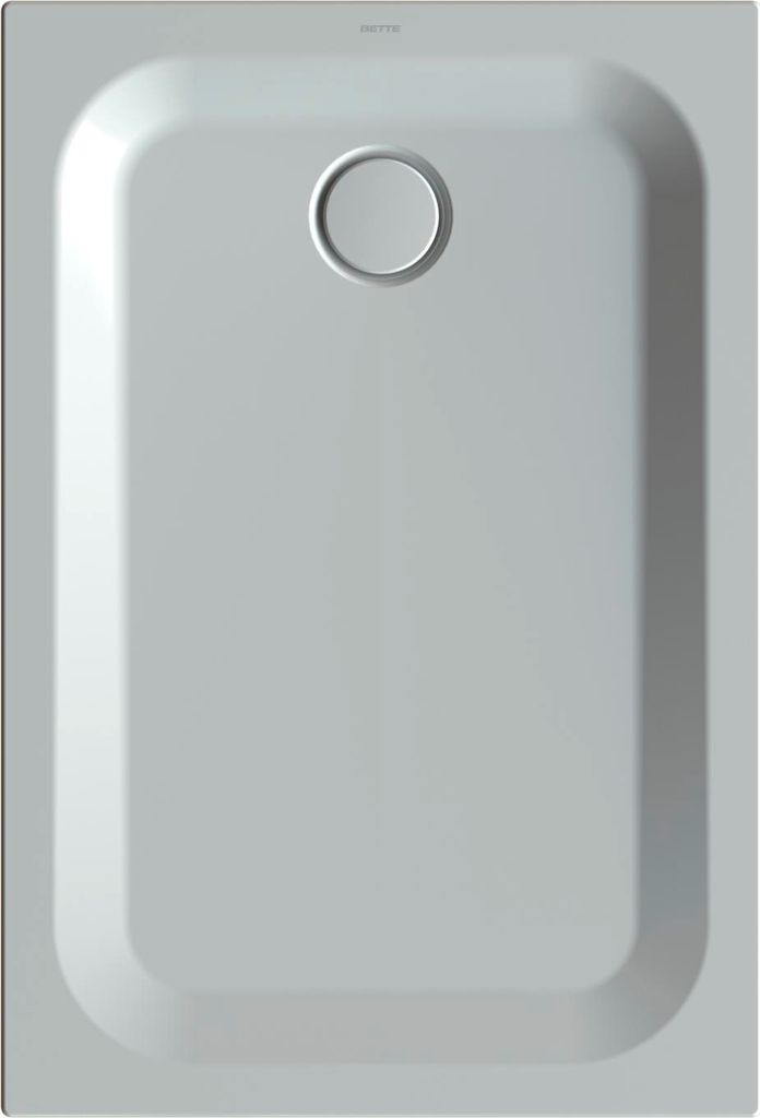 BetteUltra Rechteck-Duschwanne mit Minimum-Wannenträger und BetteAntirutsch Pro, 1100x750x35mm, 8727-002AE,T1