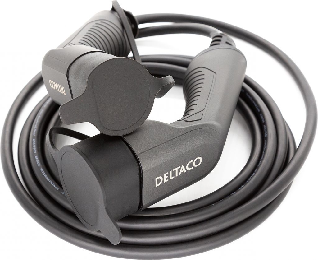 DELTACO e-Charge, Kabeltyp 2 - Typ 2, 1-phasig, 16A, 10M Produktbild 8