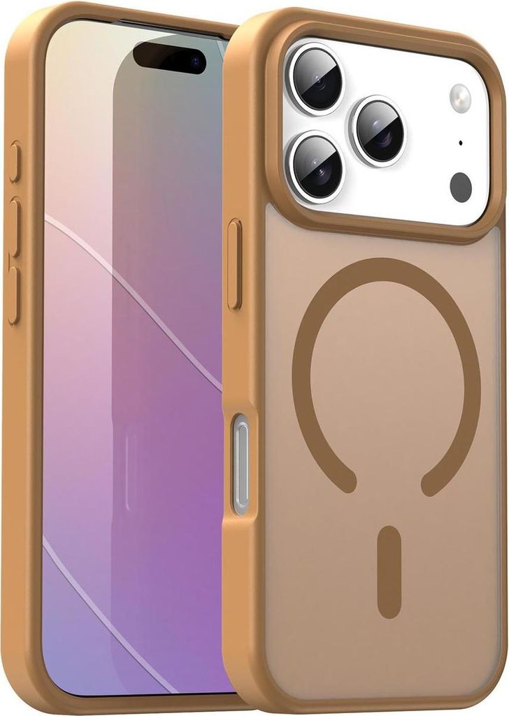 Mobigear Shockproof iPhone 17 Pro MagSafe Hülle Hardcase Backcover - Desert Gold
