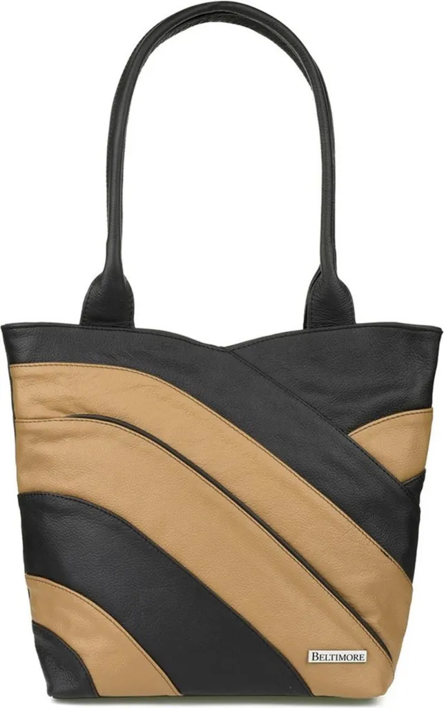 Sac Bandoulière Beltimore L38 avec Compartiments Multiples Cuir Bleu