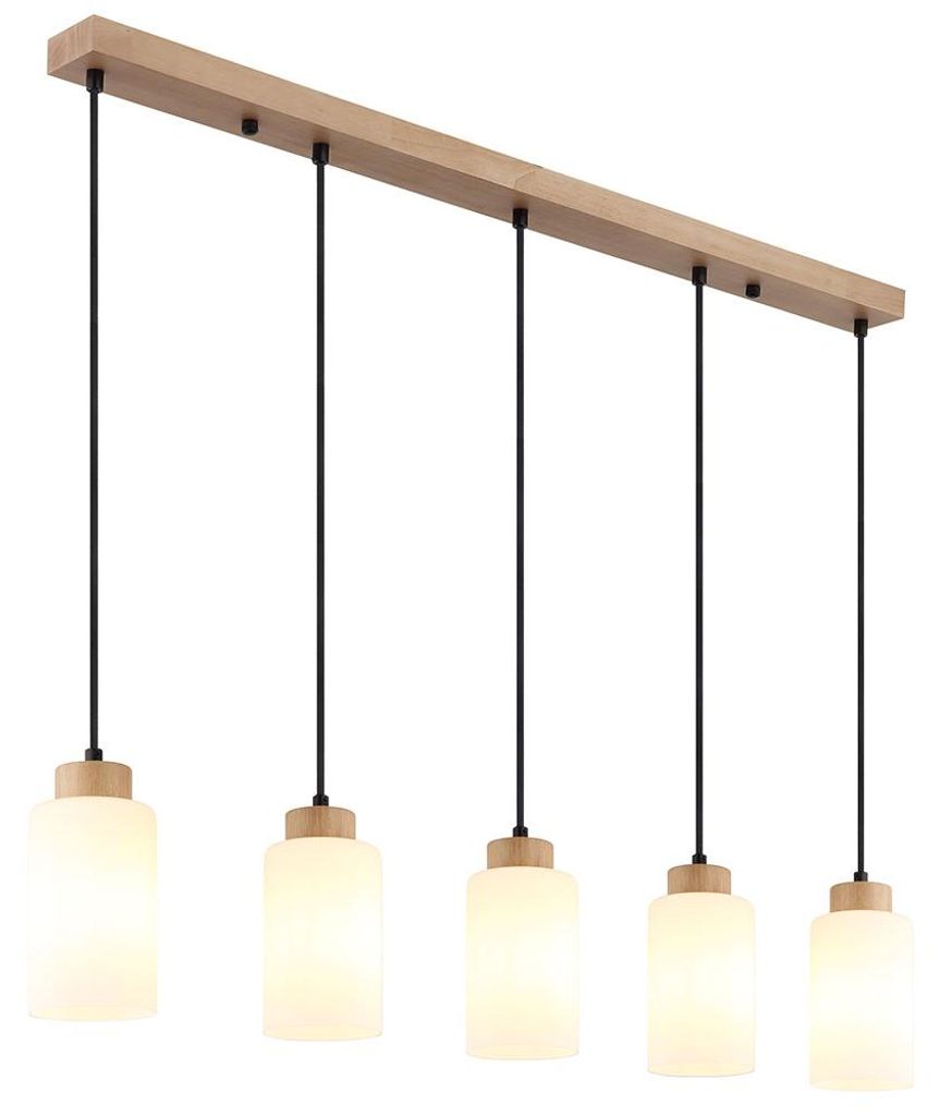GLOBO Lighting Hängeleuchte LBH 100x10x120 cm braun Hängelampe
