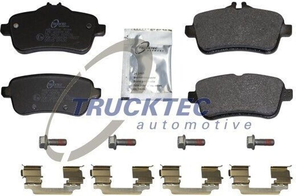 TRUCKTEC AUTOMOTIVE Bremsbeläge Satz Hinten Bremsklötze passend für MERCEDES-BENZ M-Klasse (W166) 02.35.509