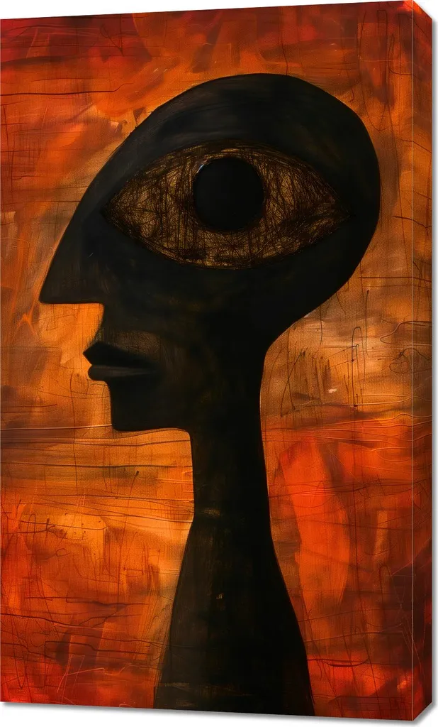 Tableau Image 60 x 100 cm Regard Profond pour décoration murale chic