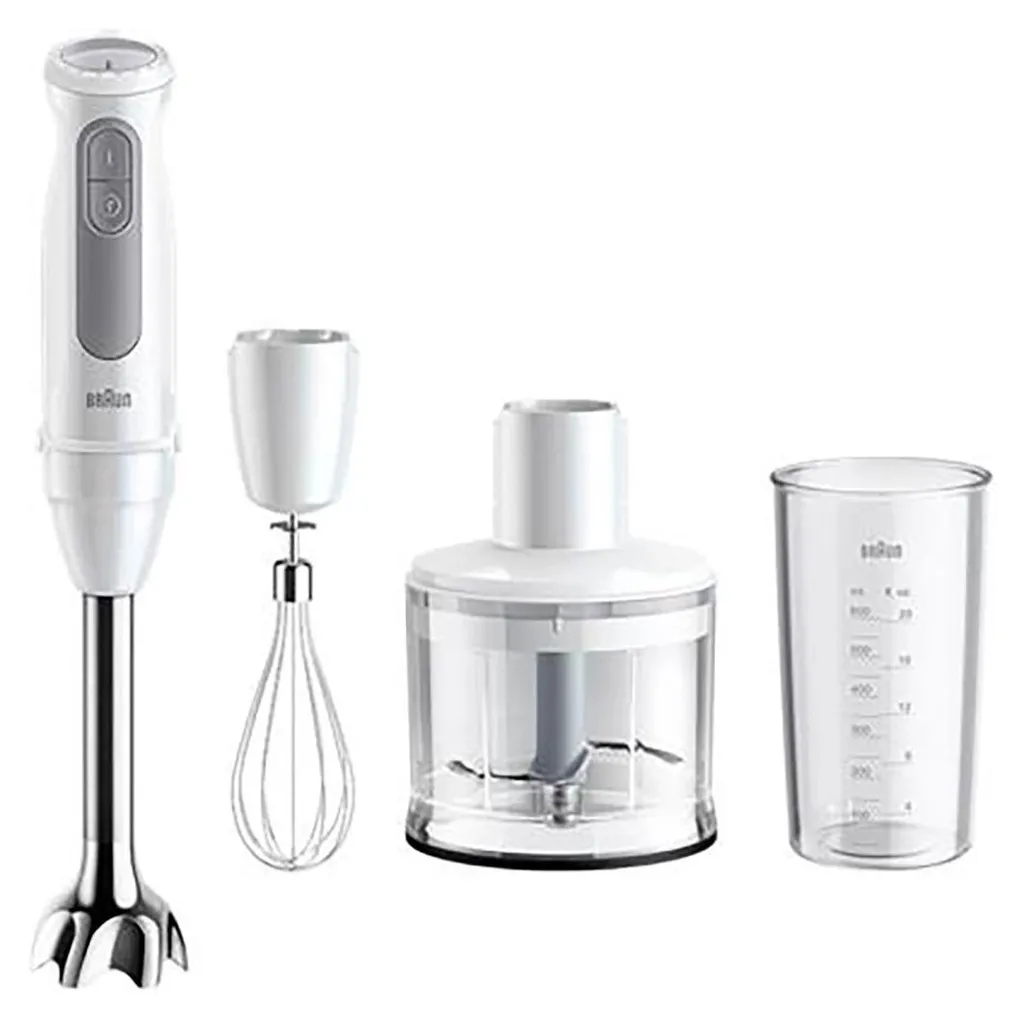 Mixeur plongeant Braun MQ50236MWH anti-éclaboussures moteur puissant