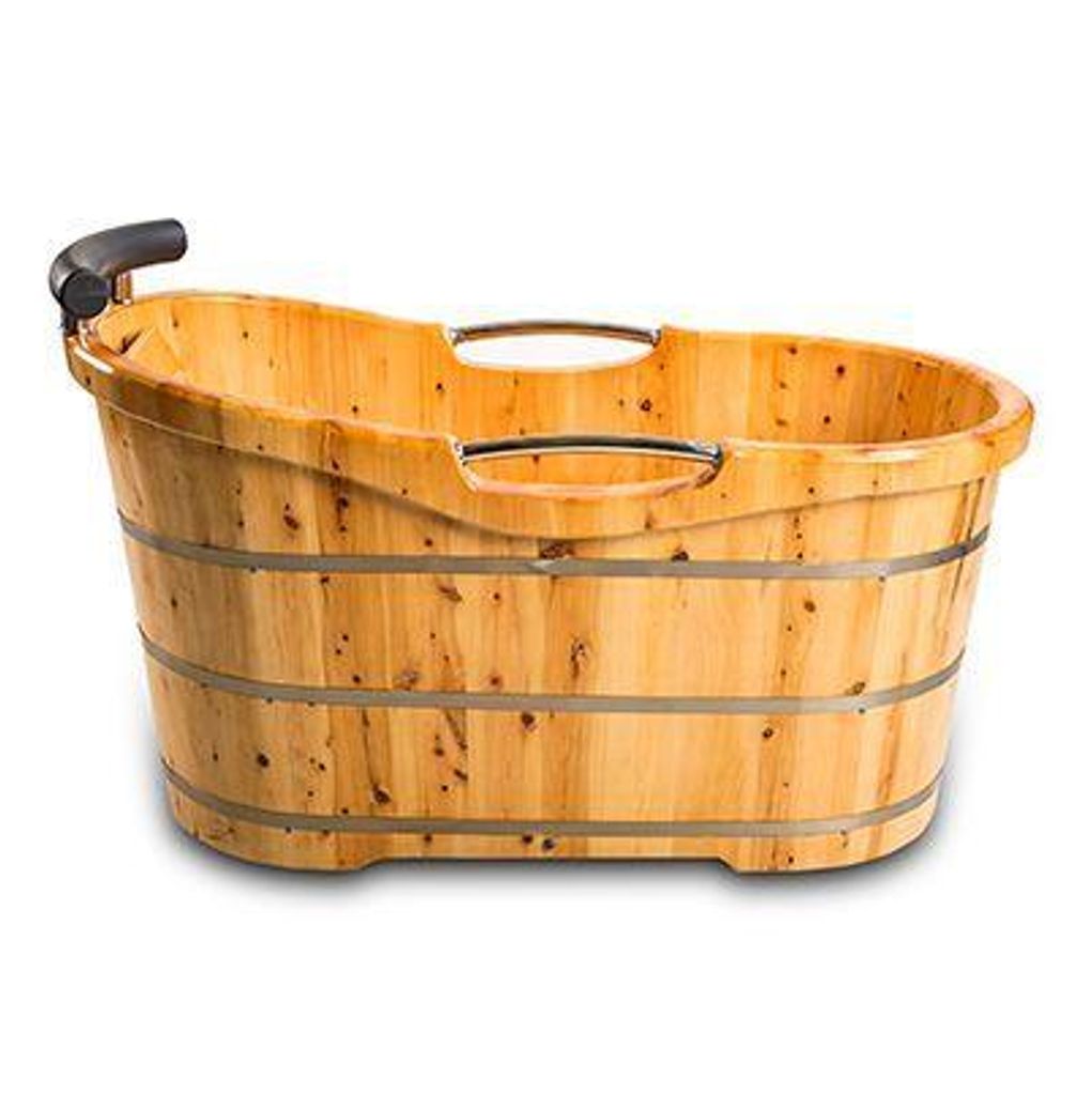 Baignoire en bois Lucerne 150 x 67 cm Image du produit 