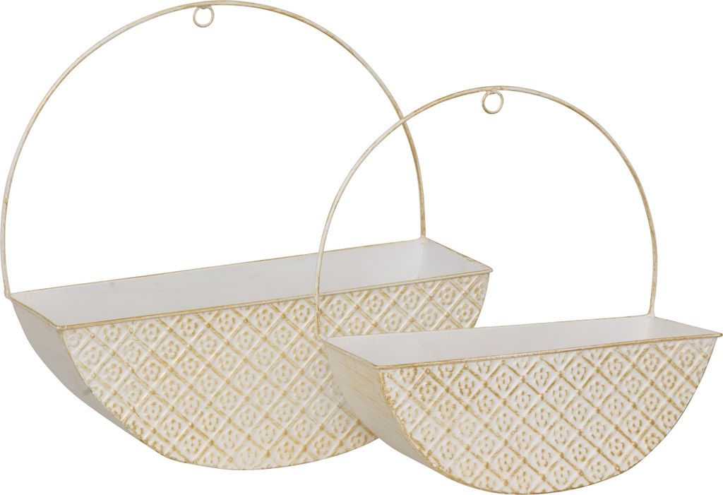 2 hängende blumenkästen "tino" h29,5 und h34cm - Atmosphera créateur d'intérieur