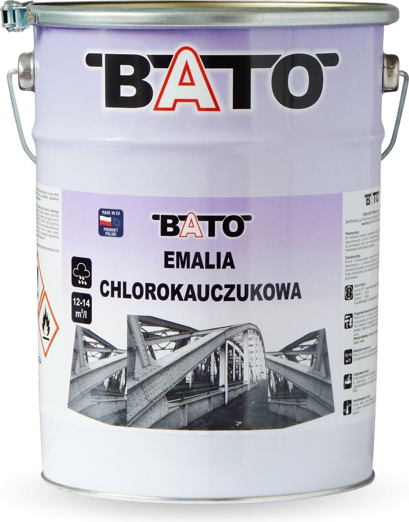 Emalia Chlorokauczukowa Czarna Mat Ral 9005 5L Zdjęcie produktu 