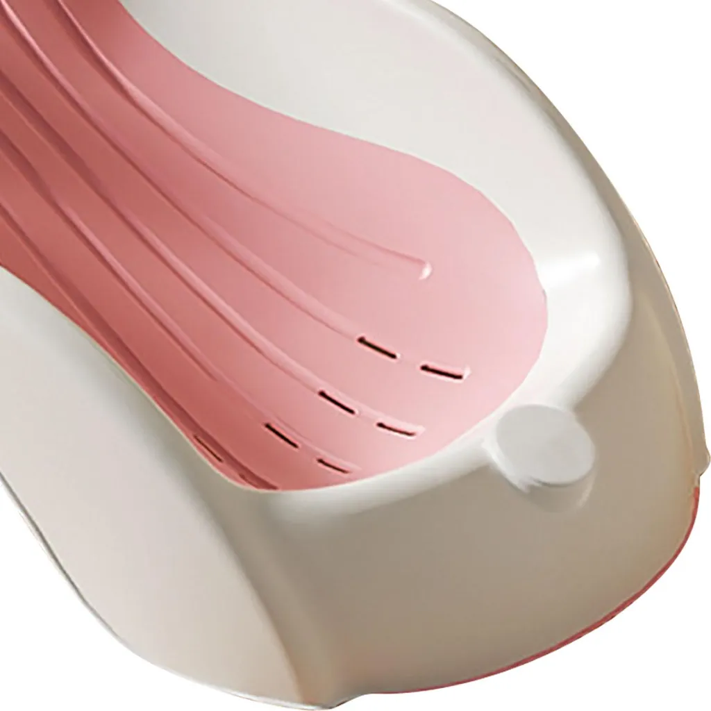 Supporto Bagnetto Portatile Rosa: Antiscivolo e Regolabile per Viaggi - 5