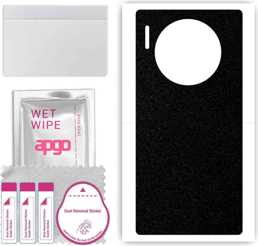 apgo Rückseite Schutzfolie, Skin, kompatibel mit Huawei Mate 30E Pro 5G, Hinten Displayschutzfolie aus Vinylfolie, kratzfest, einfache Montage - M...