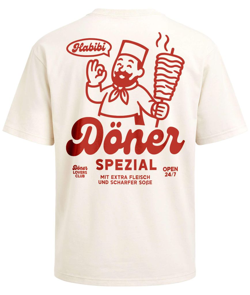 Herren T-Shirt - Döner Spezial - Oversized Relaxed Fit Sommer Fashion Streetstyle Neverless