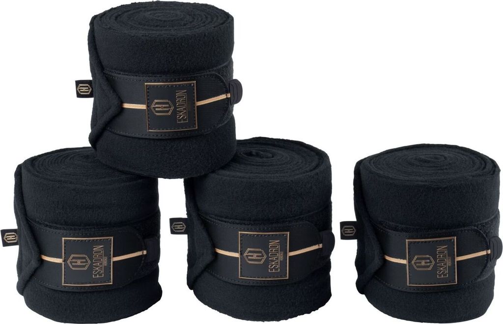Eskadron HERITAGE Fleecebandagen 4er Set " FLEECE " Größe - Pony Farbe - black