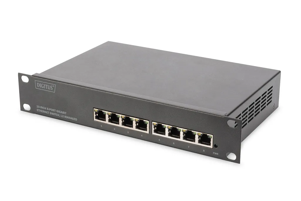 Switch 8 Ports Gigabit Managed Noir - Éliminez les Lenteurs de votre Réseau