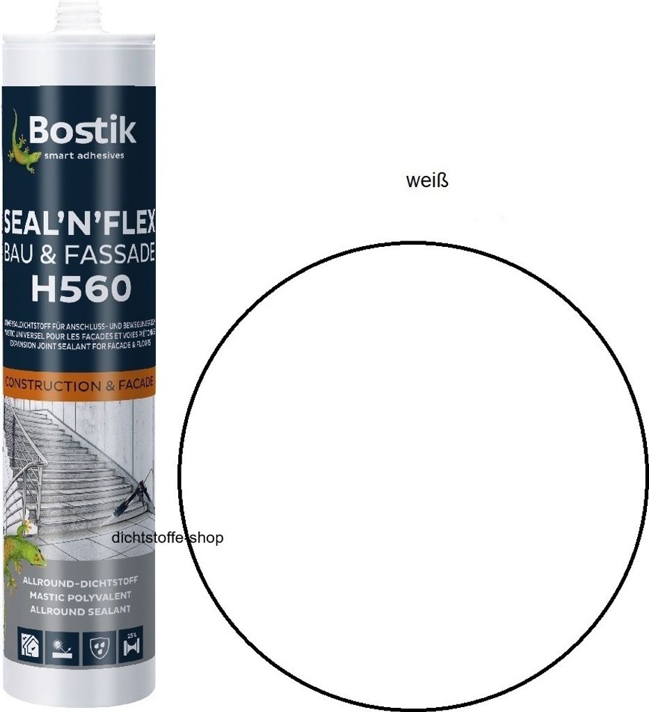 Bostik H560 Seal N Flex Bau & Fassade 1K Hybrid Dichtstoff Produktbild 