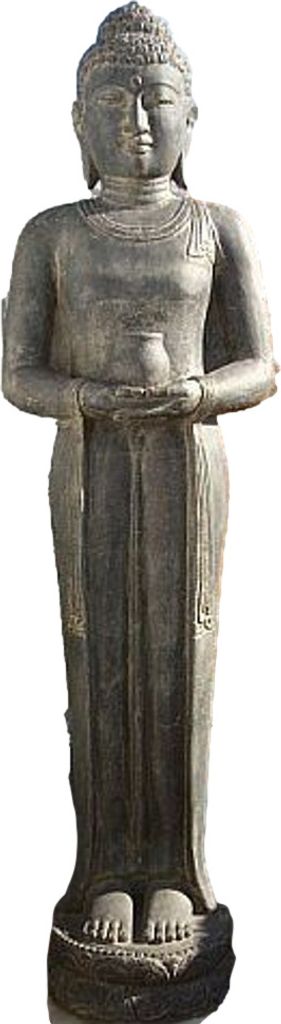 Buddha mit Krug groß 190 H aus Steinguss perfekt für den Garten die Terrasse oder den Vorgarten ist Frostfest Witterungsbeständig und Neu 190cm ...