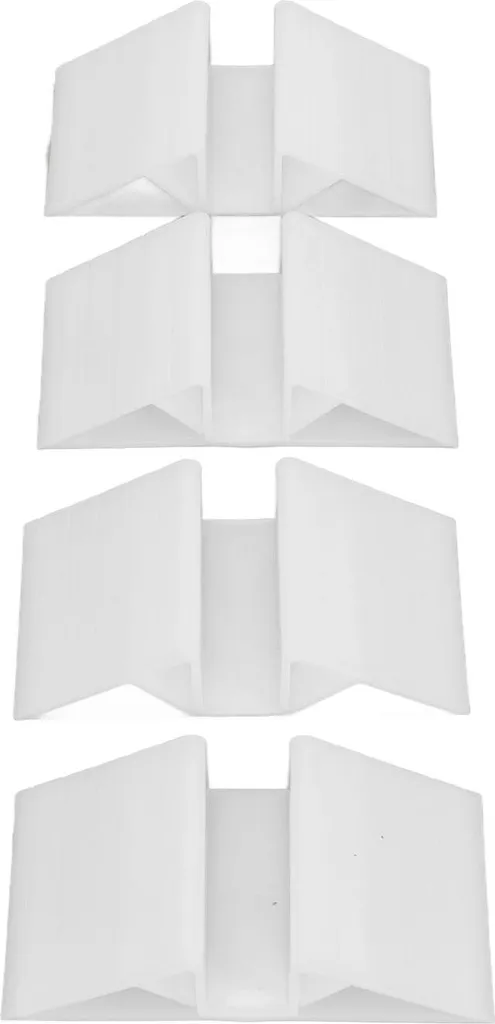 Set 4 Piedi Rinforzati per Barriera Animali - Design Triangolare