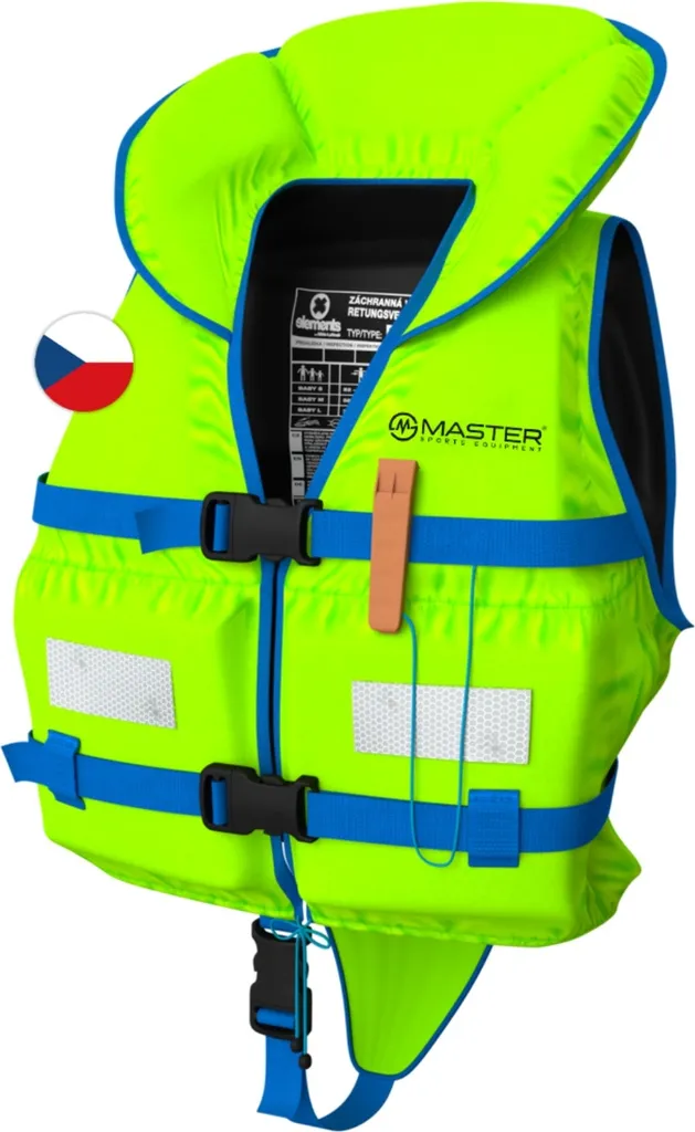 Gilet de sauvetage MASTER Elfin S idéal pour paddle et canoë vert lime