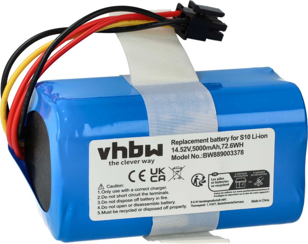 vhbw Akku kompatibel mit 360 S10, QH100003, X100 Max, X100 Produktbild 