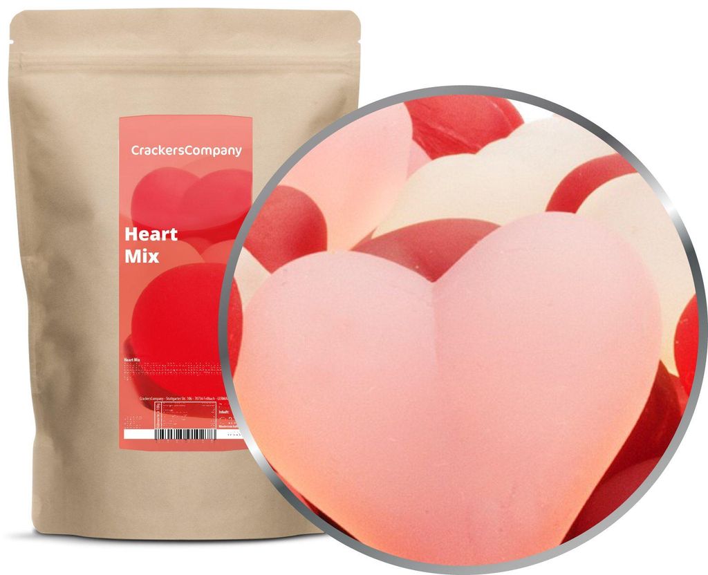 CrackersCompany Herz-Mischung (Heart Mix), ZIP-Beutel 700 g