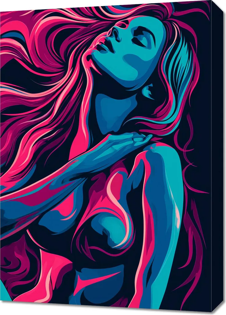 Cadre Photo Fleur 50x70 cm - Idée Déco Murale pour Chambre Cosy et Zen