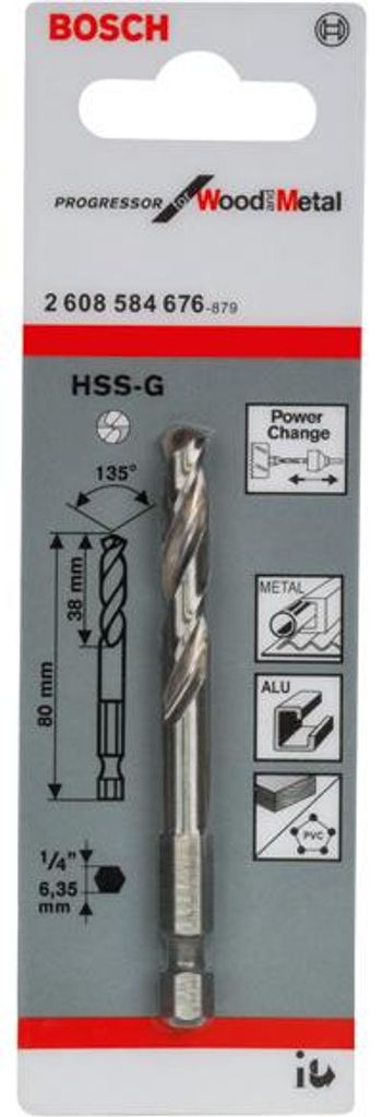 Zentrierbohrer HSS-G, 80 mm Produktbild 