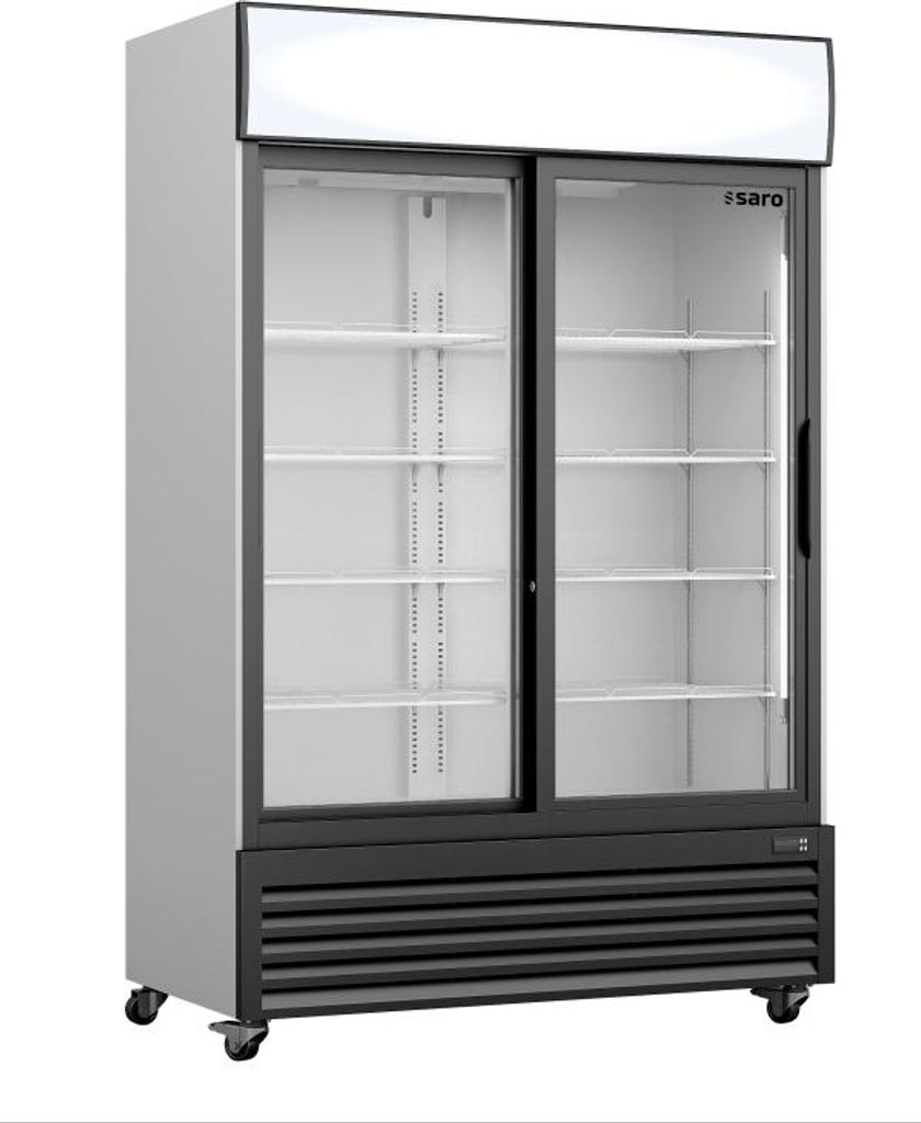 SARO Kühlschrank, Glasschiebet.+Werbetafel, GTK 700 SD