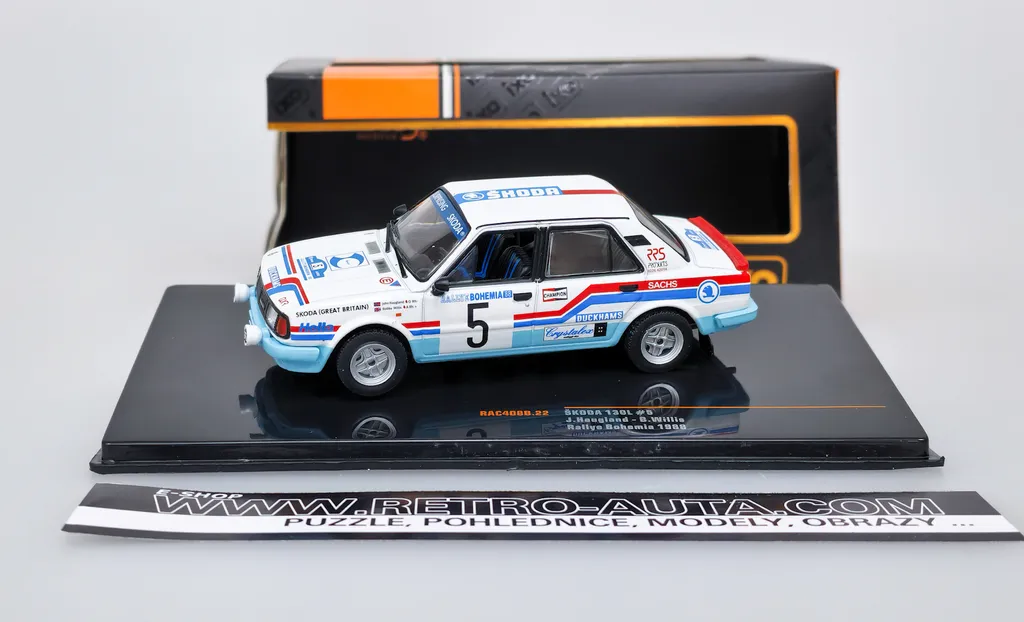 Modèle Réduit Škoda 130 L 1:43 pour Collectionneur Rallye de 1988 - 3