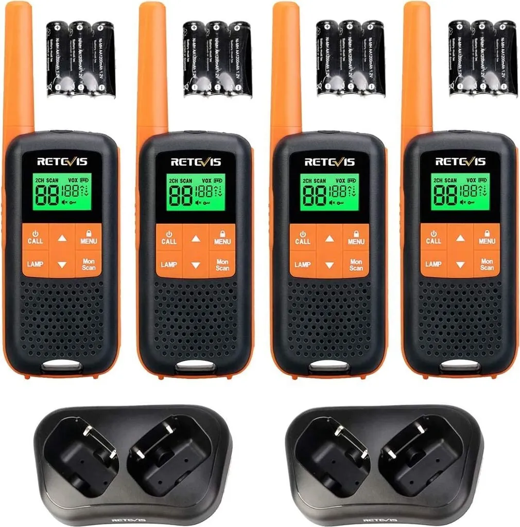 Set Walkie Talkie Retevis RT649 per Famiglie e Vacanze in Campeggio