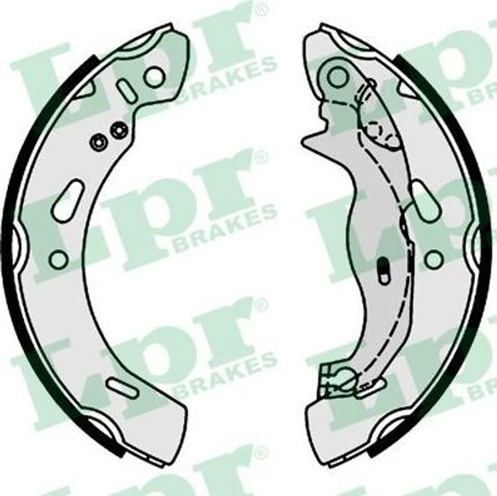 Mâchoires de frein LPR 01004 robustes pour Ford Fiesta et KA 8V5Z2200A