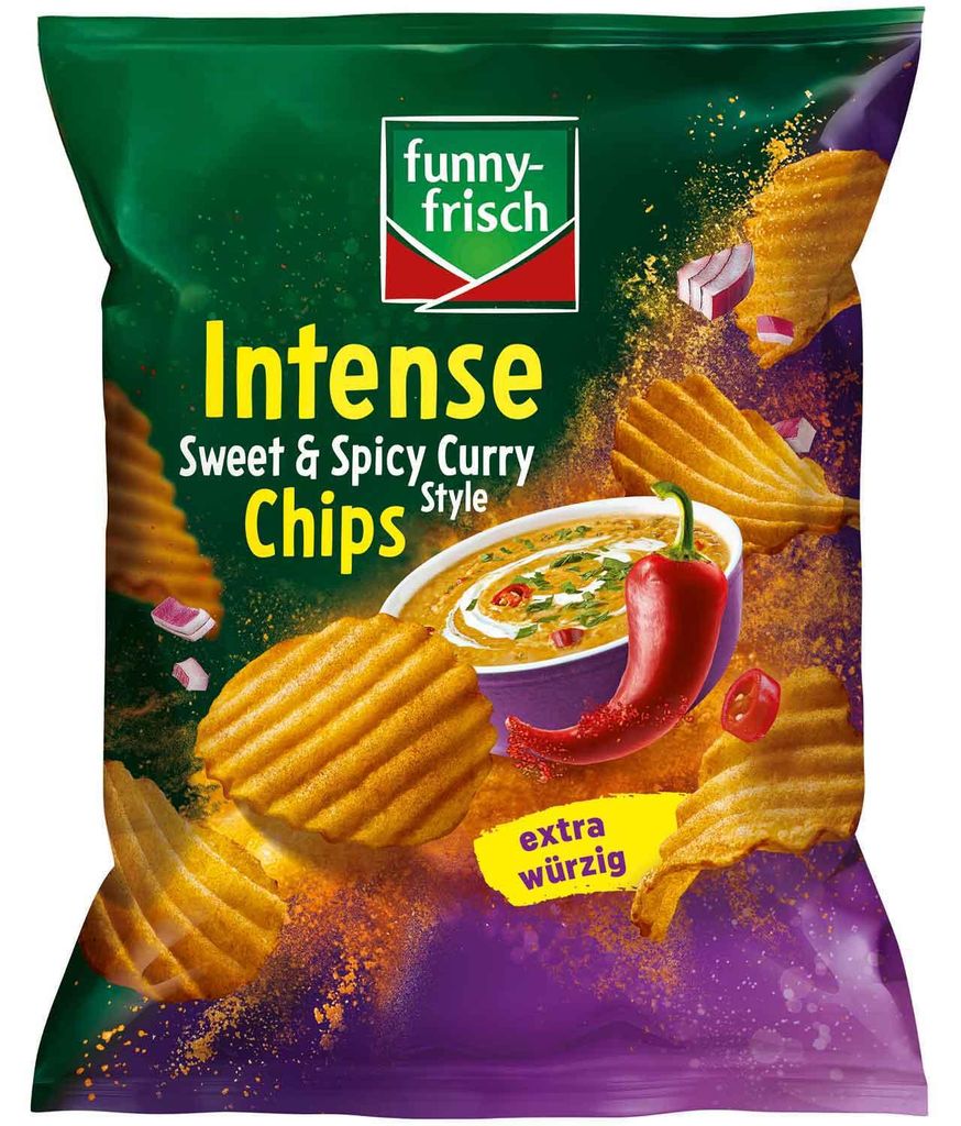 funny-frisch Chipsy o intensywnym smaku słodko-pikantnym Zdjęcie produktu 