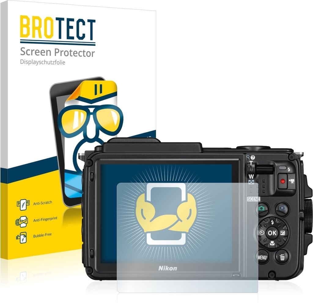 2x Für Nikon Coolpix AW130 Schutzfolie BROTECT Produktbild 