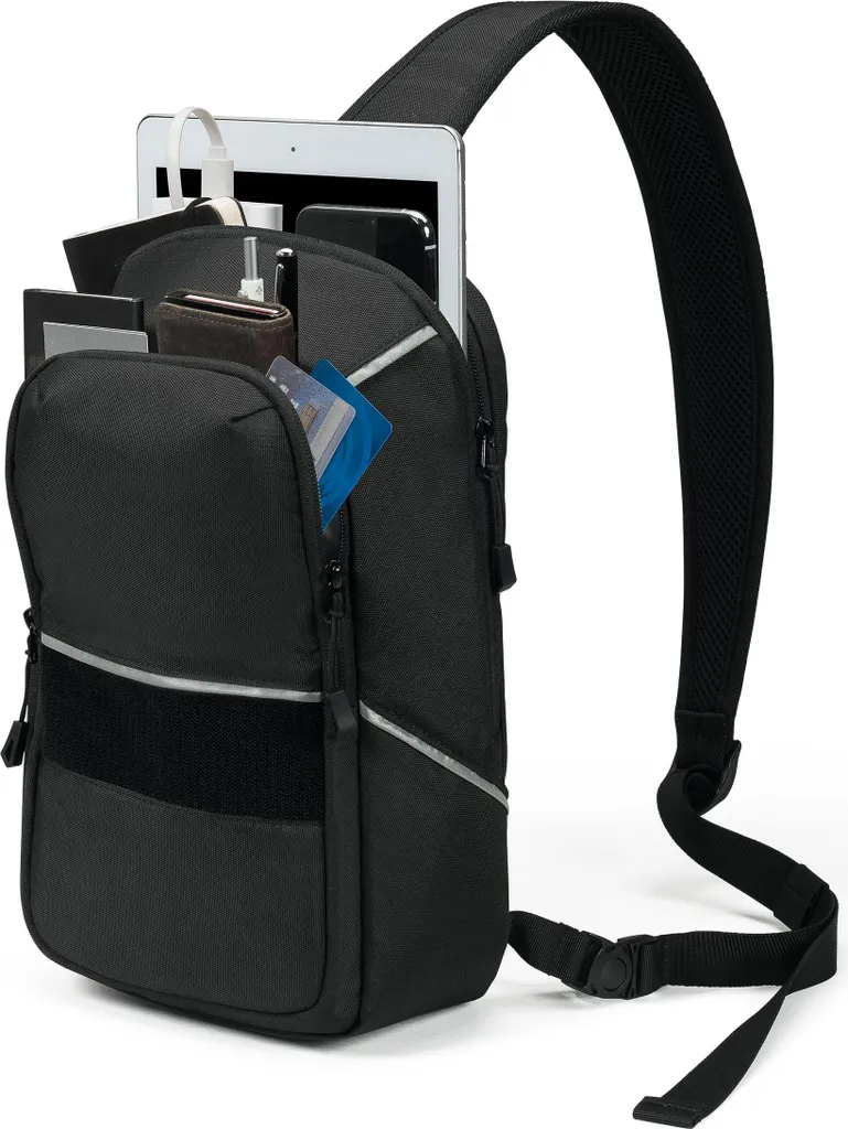 Sac bandoulière vélo Dicota Sling Bag réfléchissant pour vélotaf de nuit - 7