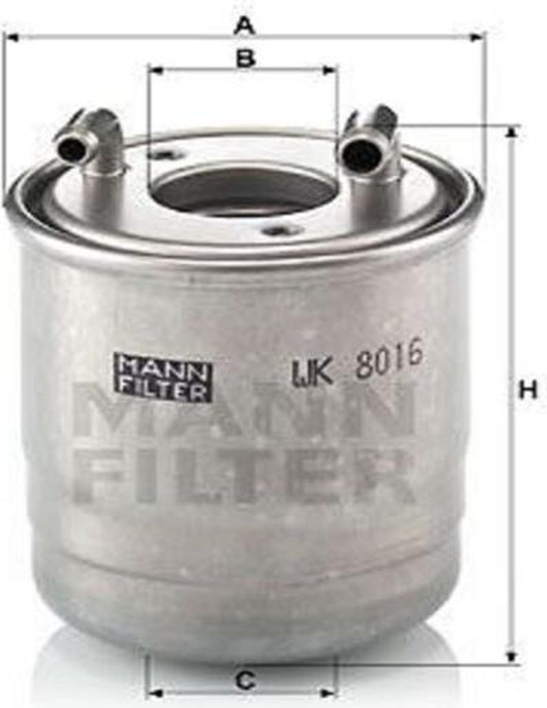 Kraftstofffilter MANN-FILTER WK 8016 x