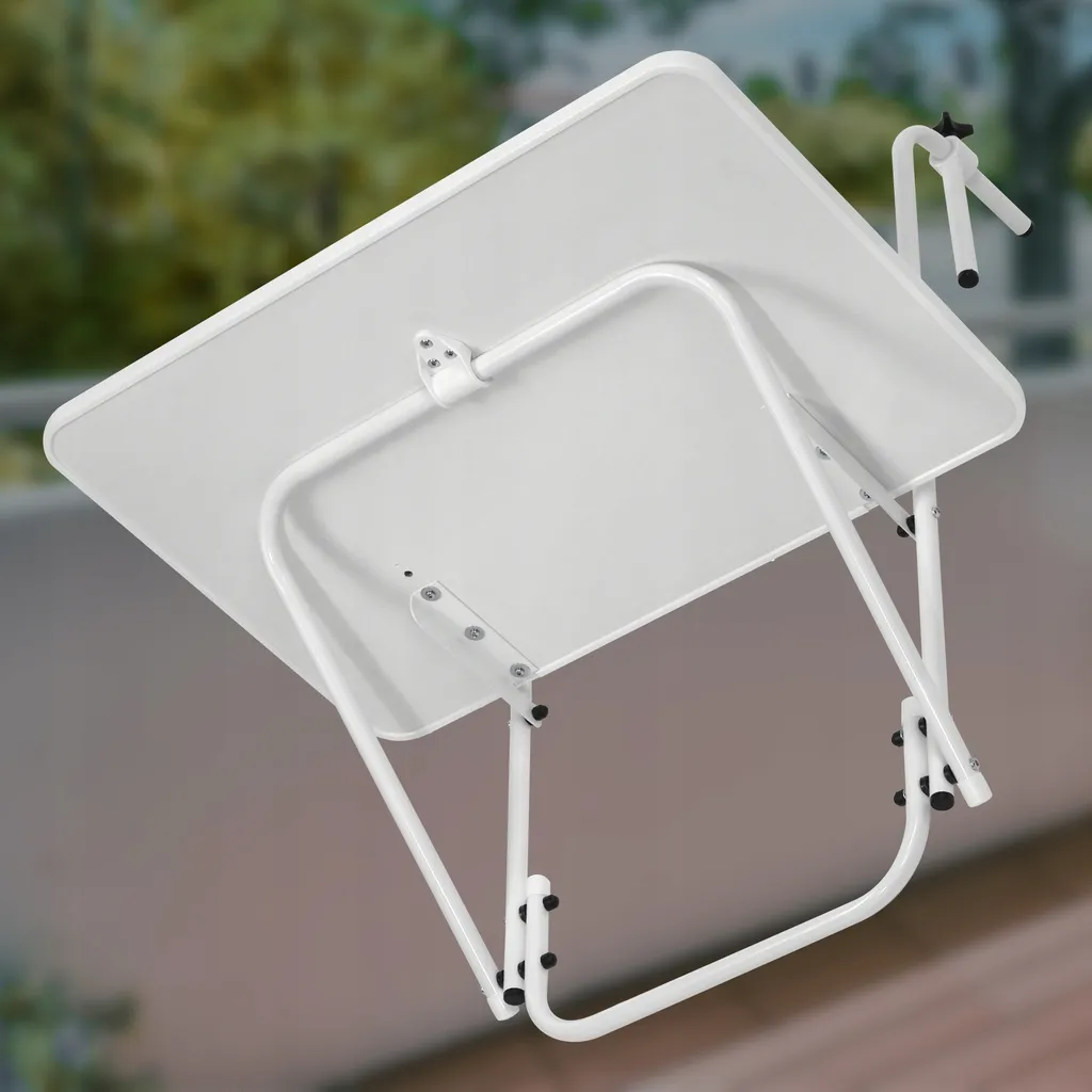 Table de balcon suspendue résistante aux intempéries et réglable KADAX